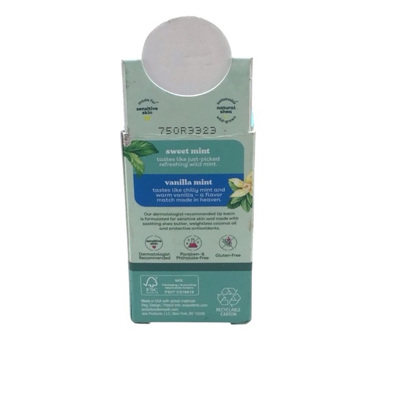 eos 100% Natural Lip Balm,  Sweet Mint & Vanilla Mint, 0.14 oz, 2-Pack - Picture 4 of 8